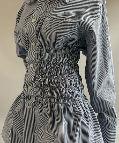 【RE;CIRCLE】 RE Shirring Shirt / 260504-005