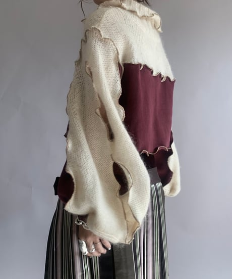 【RE;CIRCLE】 RE Mellow Knit Top /  241121-008