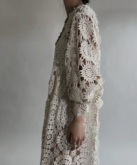 【RE;CIRCLE】 RE Crochet Lace One-piece / 220526-015
