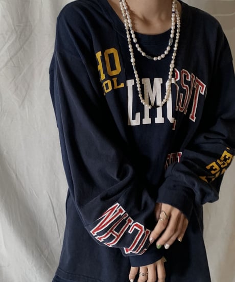 【RE;CIRCLE】 RE Patchwork L/S T-shirt②/210414-025