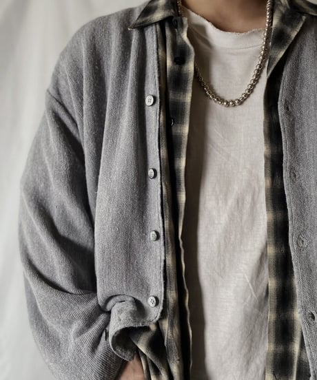 【USED】   LACOSTE Knit Cardigan⑥/210930-040