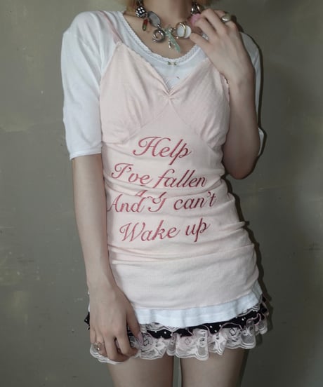 【RE;CIRCLE】 Re Embroidered Camisole Top  /  250724-005