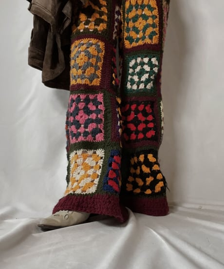 【RE;CIRCLE】 RE Granny Knit Pants/210917-002