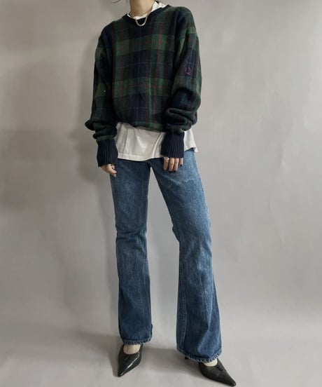 【USED】  Polo Golf Checked Knit / 221126-009