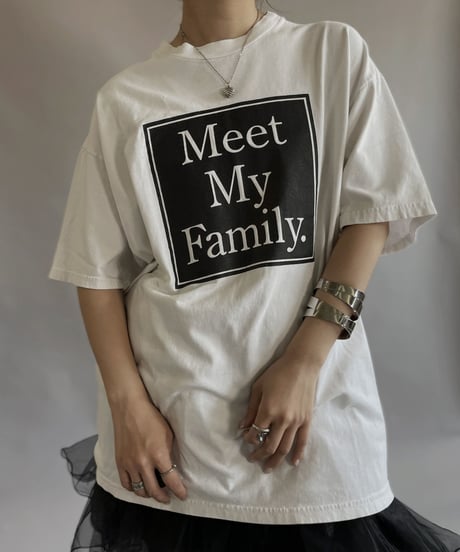 【USED】 S/S Meet My Family T-shirt / 230603-002