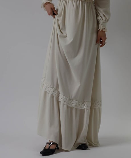 【USED】L/S Poly Dress ② / 220324-004