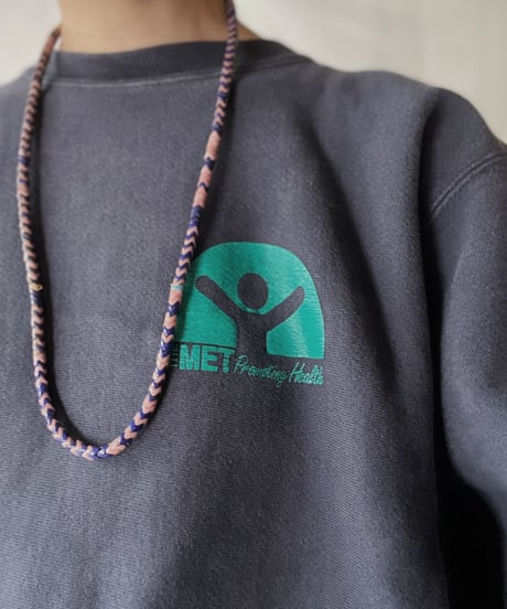 【USED】  90's USA Champion Reverse Weave Sweat The MET/210902-001