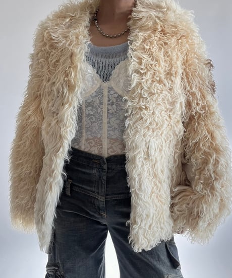 【USED】 Real Fur jacket /250104-045
