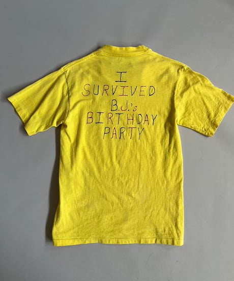 【USED】 Made in USA Anvil Hand Print T-Shirt /240824-007