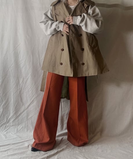 【RE;CIRCLE】 Remake Trench Vest /210203-043