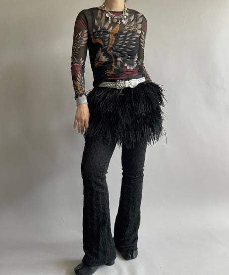 【USED】 Dead Stock HARLEY-DAVIDSON Sheer Top /240914-022