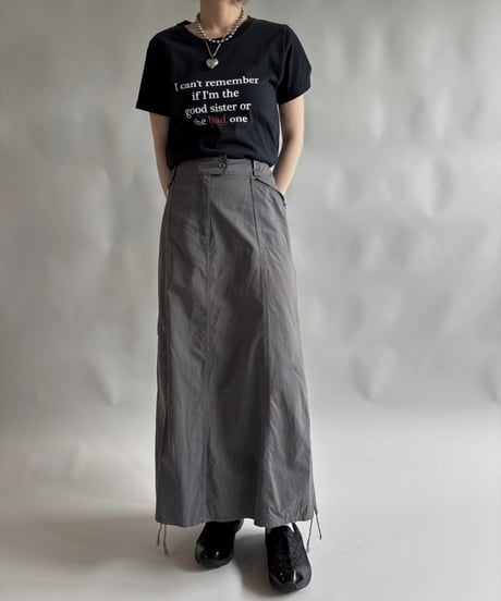 【USED】 RESIZED message T-Shirt / 250830-014