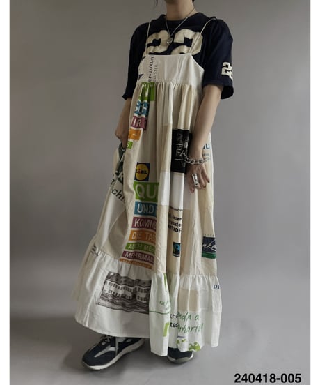 【RE;CIRCLE】RE Eco-Friendly Bag Camisole Long One-piece / 240418