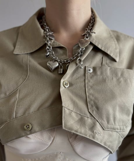 【Chinatsu Aoyama】 RE Makers Shirt Khaki / 260702-027