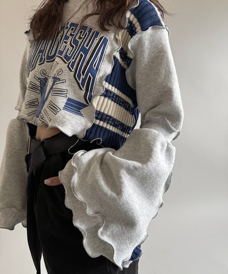 【RE;CIRCLE】 RE Mellow Sweat Top + Muffler  /  241226-004