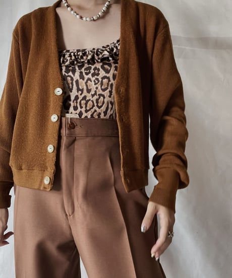 【USED】 Acrylic Knit Cardigan②/210930-027