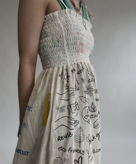 【RE;CIRCLE】 RE Eco-Friendly Bag Camisole One-piece / 220804-025