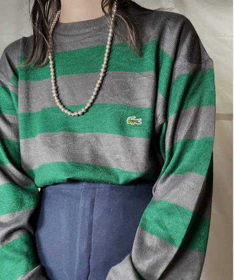 【USED】 LACOSTE Acrylic Knit ④ / 220111-014