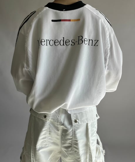 【USED】 adidas DEUTSCHER L/S Soccer Shirt Mercedes-Benz /241207-038