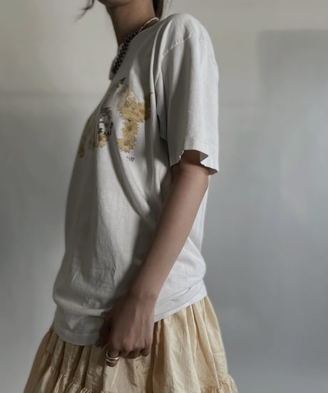 【USED】  Short Sleeved T-shirt "Daisy" / 220625-001