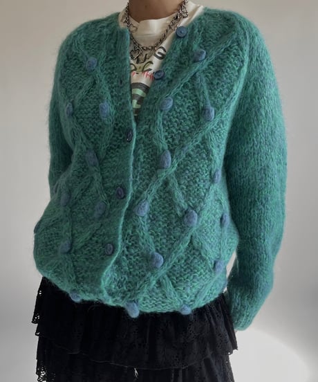 【USED】 Pattern Knit Cardigan /250111-011