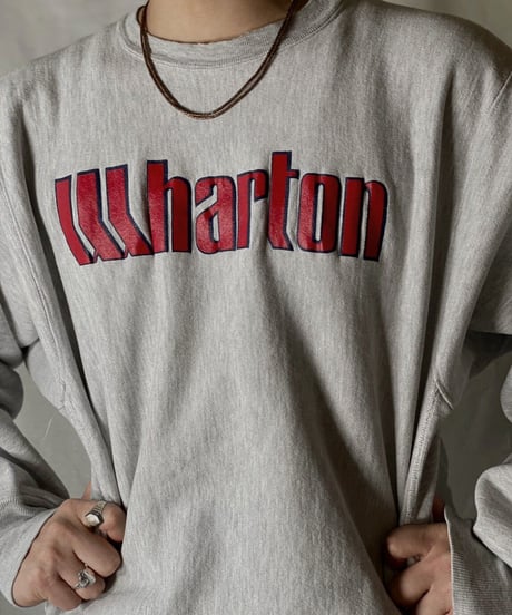 【USED】 80's USA Champion Reverse Weave Sweat Wharton / 210127-056