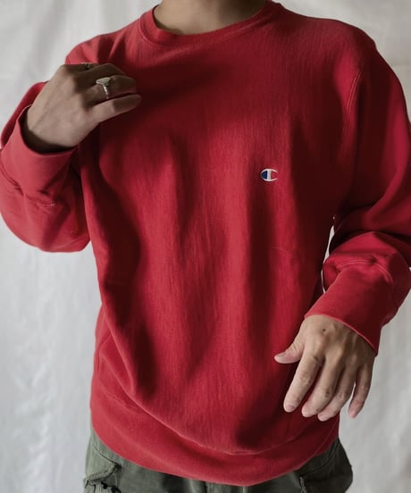 【USED】   80's USA Champion Reverse Weave Sweat One-point/211007-039
