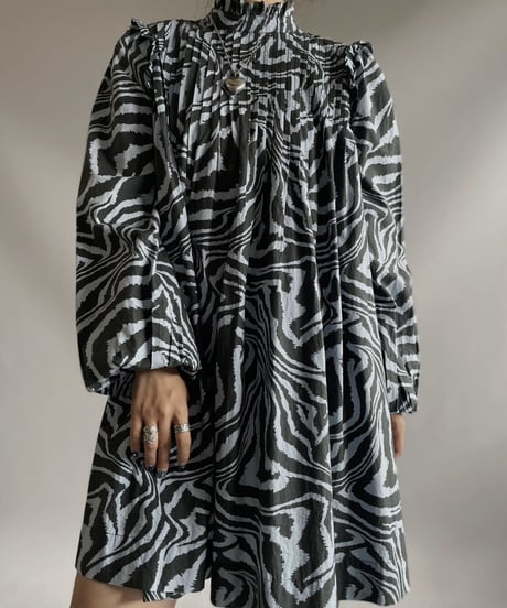 【USED】GANNI L/S Pleats Top / 231009-028
