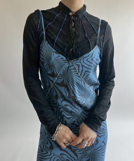 【USED】 BRAIN DEAD Design Camisole Long One-Piece  / 250517-010