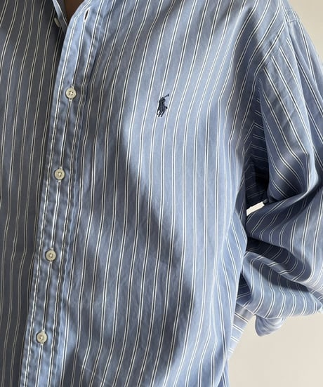 【USED】  Polo By Ralph Lauren Stripe Shirt Lowell /250213-017