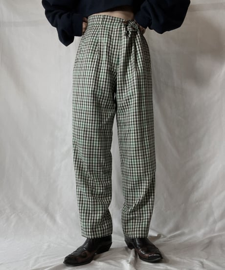 【USED】 Plaid Pants/211014-052