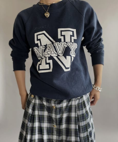 【USED】 Navy Sweatshirt / 220903-003