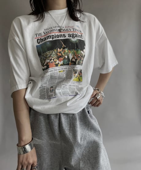 【USED】   News Paper T-Shirt / 230617-010