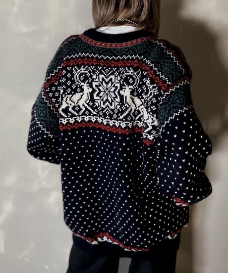 【USED】 Nordic Knit Cardigan / 201120-030