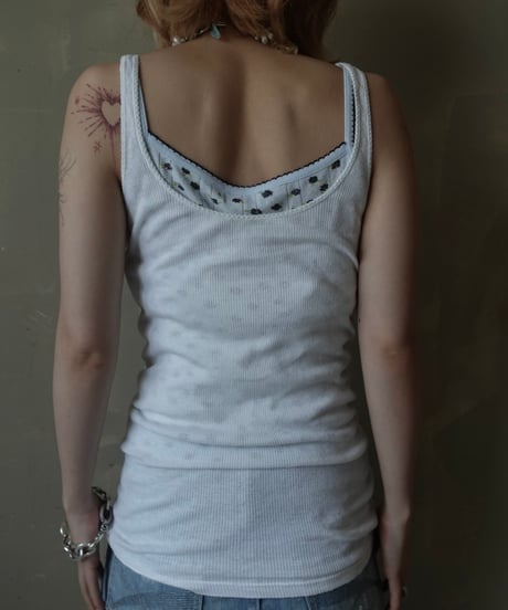 【RE;CIRCLE】 Re Embroidered Camisole Top  /  250724-020