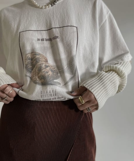 【USED】 Short Sleeves T-shirt “Cookie” / 220507-010