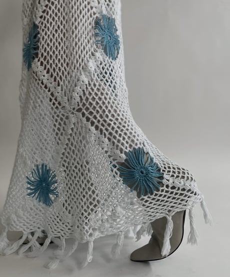 【RE;CIRCLE】 RE Crochet Lace Patchwork One-piece / 220526-006