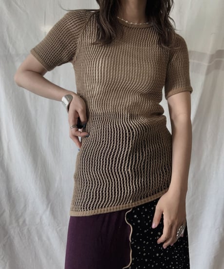 【UESD】  Mesh Army Top/210611-036