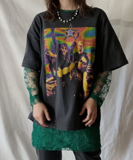 【USED】 Flower Patterned Race  Dress/210217-023