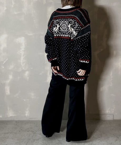 【USED】 Nordic Knit Cardigan / 201120-030