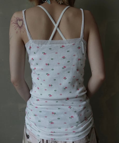 【RE;CIRCLE】 Re Embroidered Camisole Top  /  250724-016