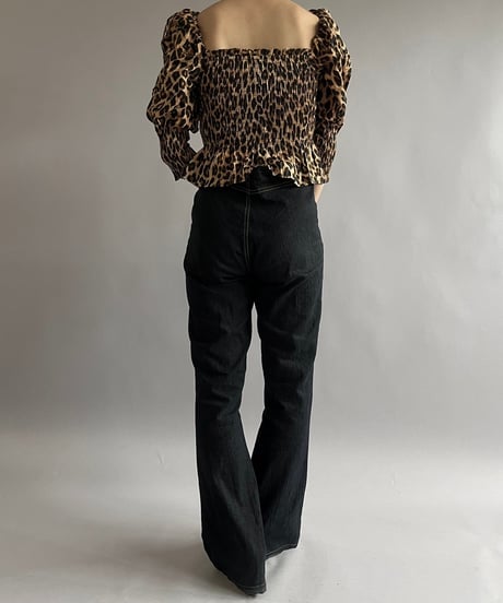 【USED】Leopard Patterned Top /240907-016