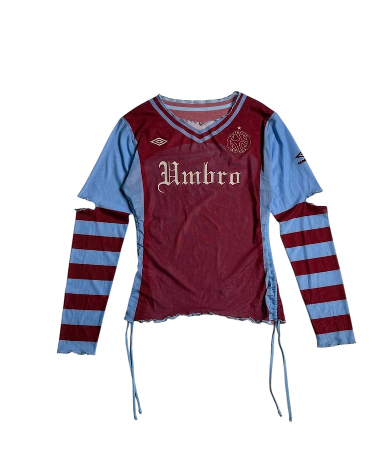 NEW】Chinatsu Aoyama × UMBRO Tule Tee Burgundy