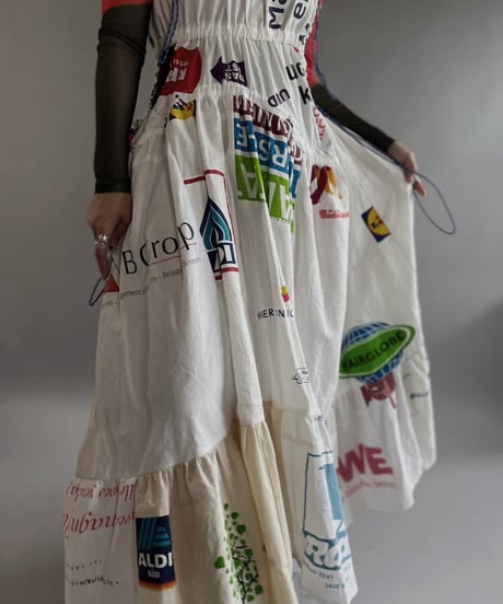 【RE;CIRCLE】RE Eco-Friendly Bag Code Camisole Long One-piece / 240516-025