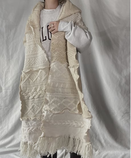 【RE;CIRCLE】 RE Alan Knit Muffler① /211223-001