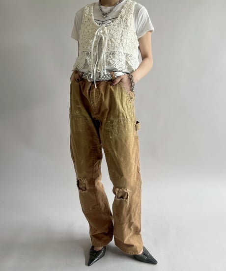 【RE;CIRCLE】RE Crochet Short Vest / 250515-004