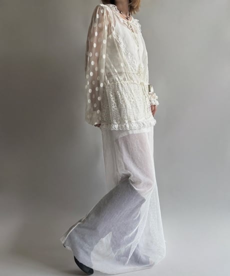 【USED】 Lace Patterned Long One-Piece/250906-025