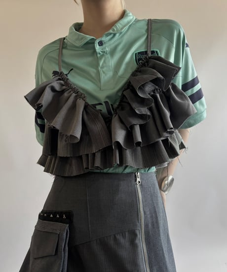 【RE;CIRCLE】 RE Suit Frill Bustier / 250717-002