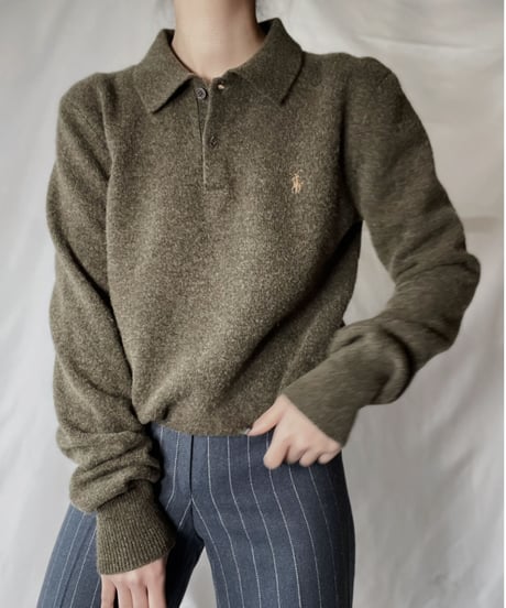 【USED】  Ralph Rauren Wool Knit②/220127-016
