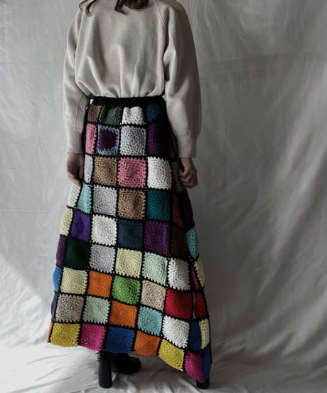 【RE;CIRCLE】 RE Granny Long Skirt①/211110-006